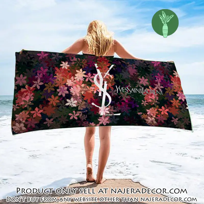 Yves saint laurent beach towel luxury brand hot trending summer  bt00298 njr3013800
